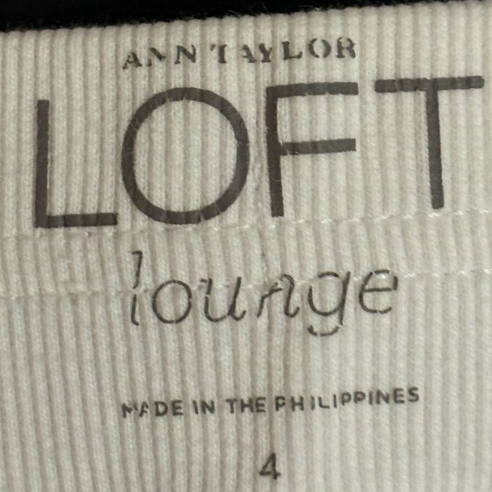 LOFT 100% linen  Louage pants size 4 - Picture 4 of 13